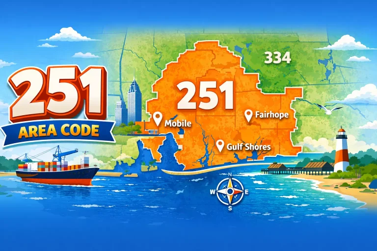 251 Area Code: Location, Cities, Time Zone