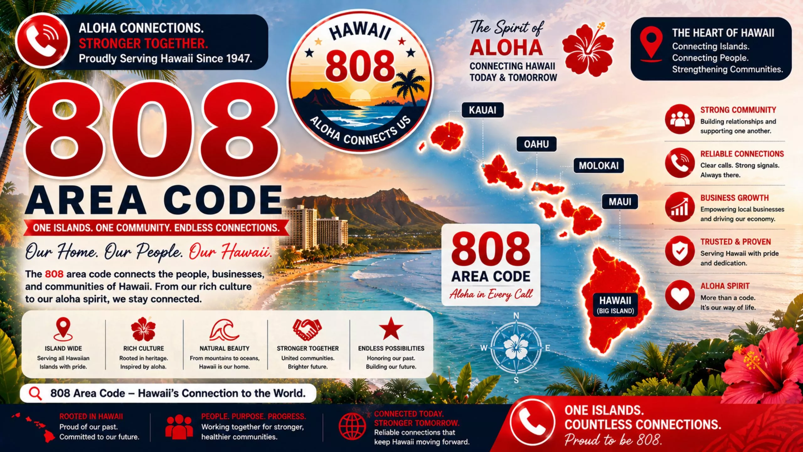 Hawaii (HI) Area Code 808: The Complete Guide