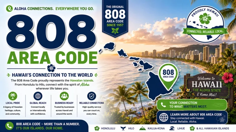 Hawaii (HI) Area Code 808: The Complete Guide