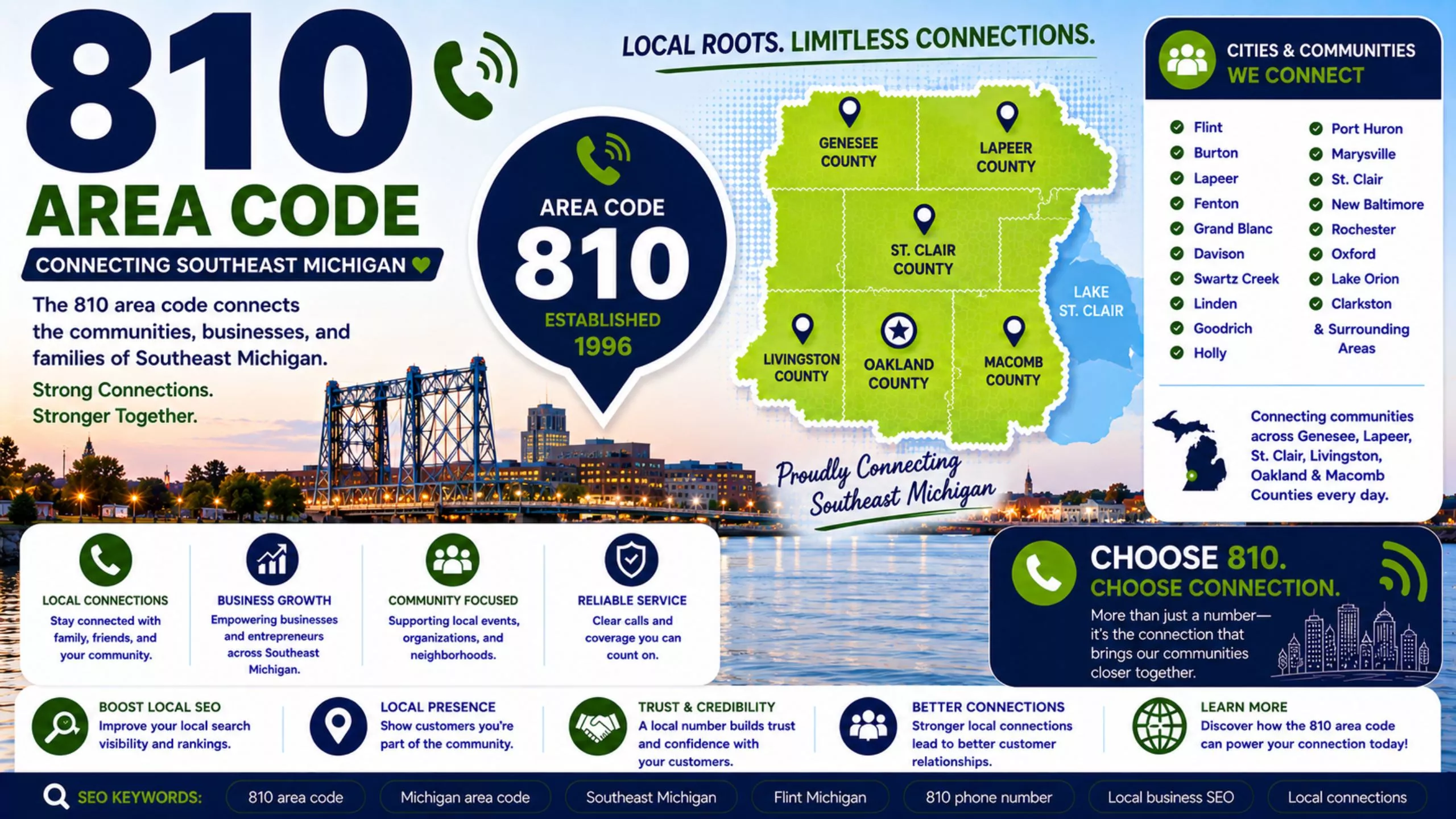 810 Area Code: Complete Guide to Location, Cities, and History (2026)